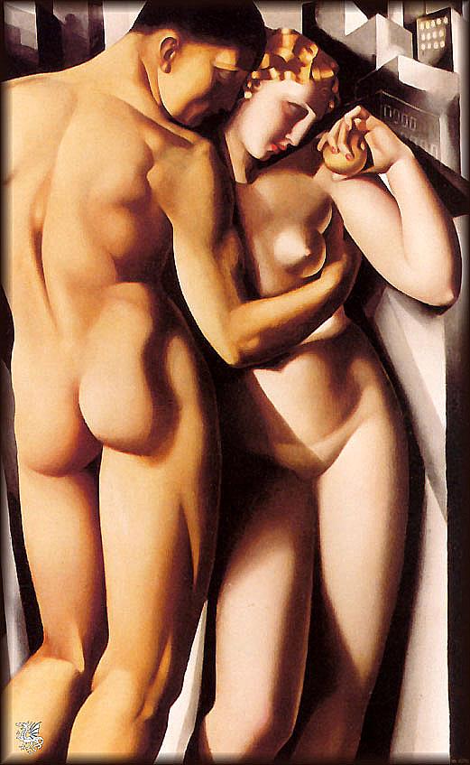 Adam und Eva 1932 Zeitgenosse Tamara de Lempicka Ölgemälde